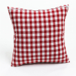 Throw pillows red / white 16 x 16" | 40 x 40 cm removable cover with optional insert