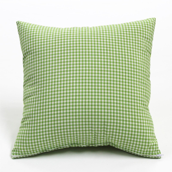 Throw pillows green / white 16 x 16" | 40 x 40 cm...