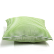 Throw pillows green / white 16 x 16" | 40 x 40 cm removable cover with optional insert