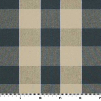 Outdoor fabric Dralon beige / grey plaid nr. 32