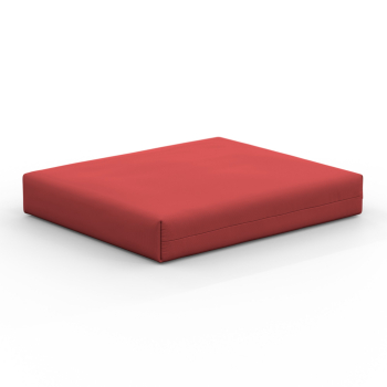 Deep seat outdoor cushions color ruby red