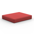 Outdoor chair cushion color ruby red