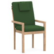 High-Back chair cushions dark green uni
