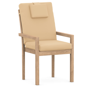 High-Back chair cushions beige uni