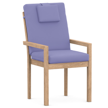 High-Back chair cushions lavanda uni