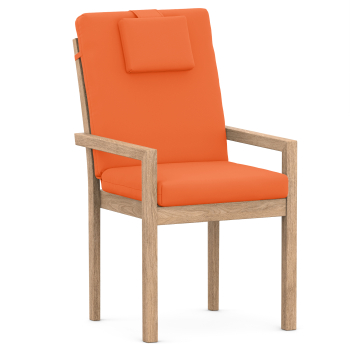 High-Back chair cushions orange uni