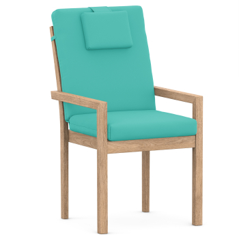 High-Back chair cushions baltic blue uni