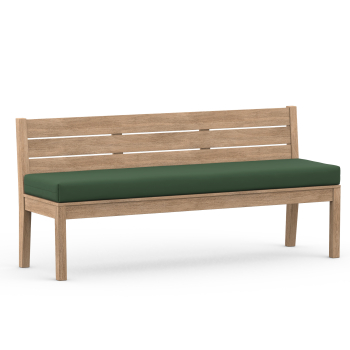 Bench cushion dark green uni