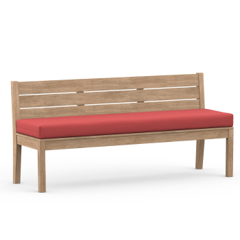 Bench cushion ruby red uni