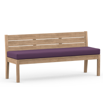 Bench cushion dark purple uni