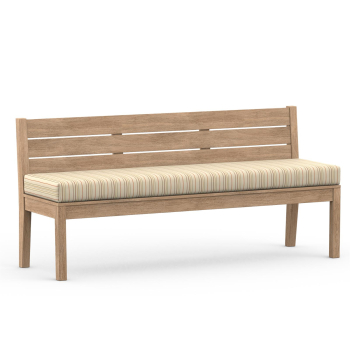 Bench cushion sand strip striped