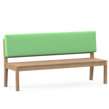 Bench cushions - custom back cushions apple green uni