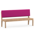 Bench cushions - custom back cushions red/beige plaid