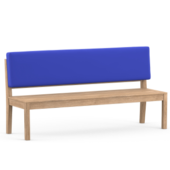 Bench cushions - custom back cushions terracotta uni