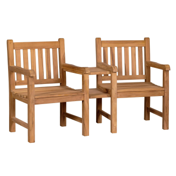 Teak chairs with table