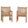 Teak chairs with table