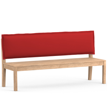 Bench Back Cushion Agora Plains Logo Red