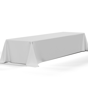 Rectangular Outdoor Tablecloth extra large Silver