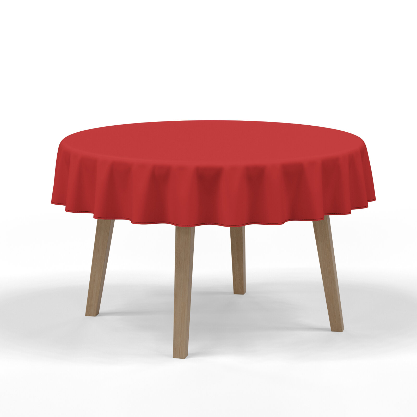 Tischdecke Outdoor Rund nach Maß Red