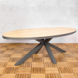 Ovaler Garten-Tisch Brescia HPL 220 x 115 cm