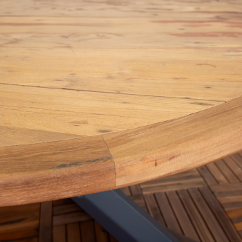 Round Teak Wood Table Malta Ø 130cm