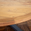 Round Teak Wood Table Malta Ø 130cm