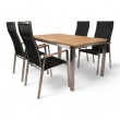 Marmaris Stainless Steel Extendable Table