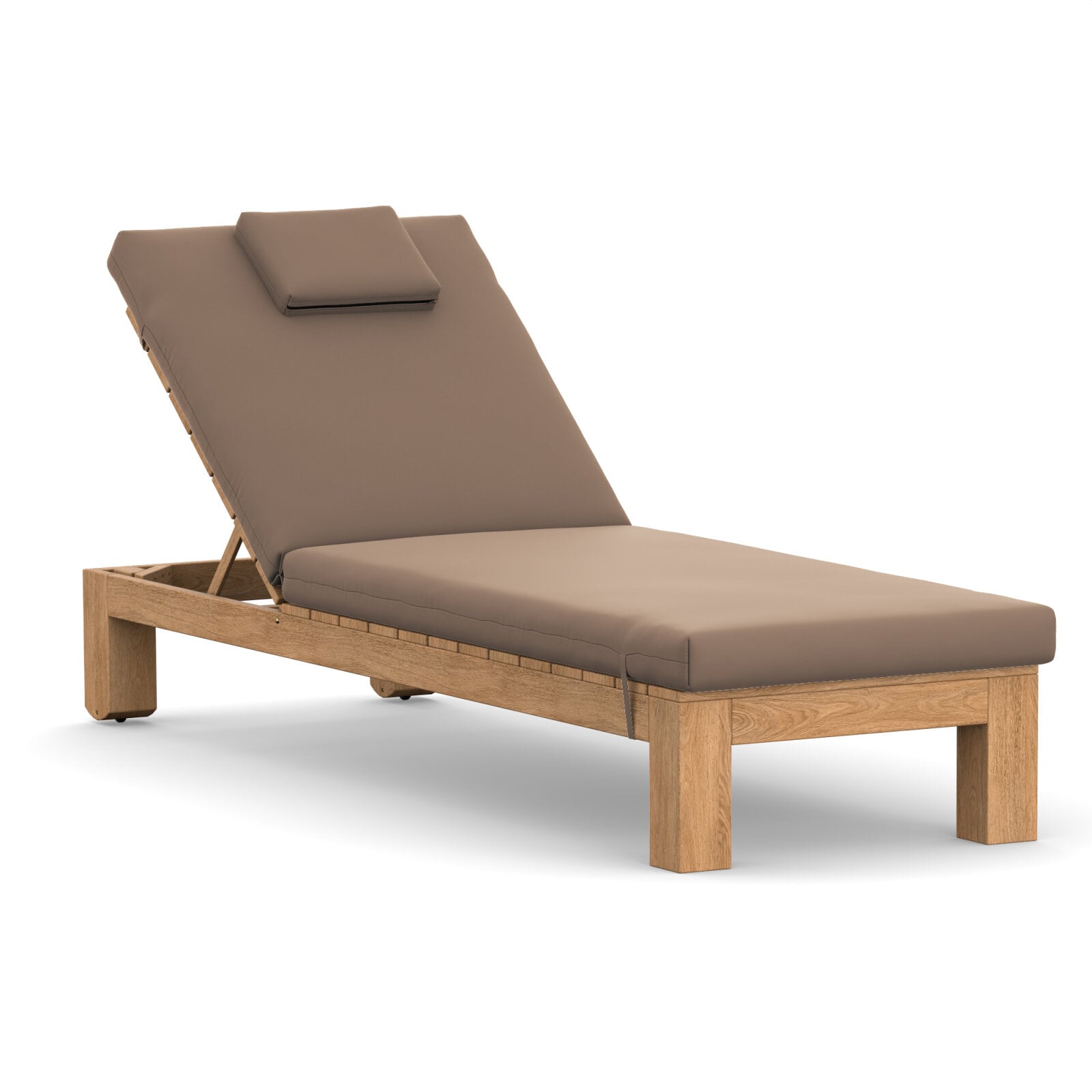Gartenliegen-Auflage Dralon Taupe – Individuell & Hochwertig