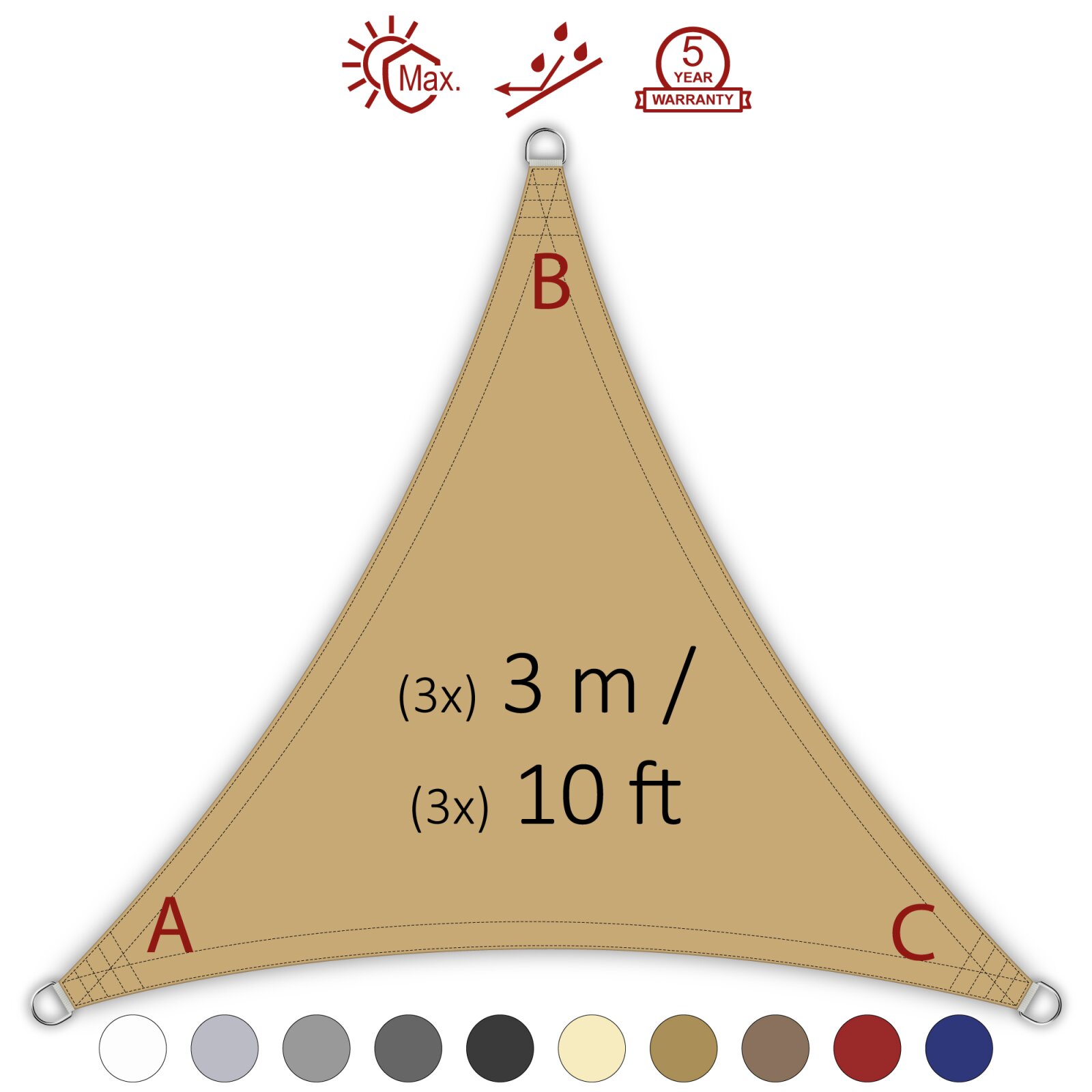 tents Coody Familia AirTent 17.2 Beige – Inflatable Tent (2-10 Person) Stuff Sack Colour:Tarp Forest ease of use and vidaXL Sonnensegel Oxford-Gewebe Quadratisch