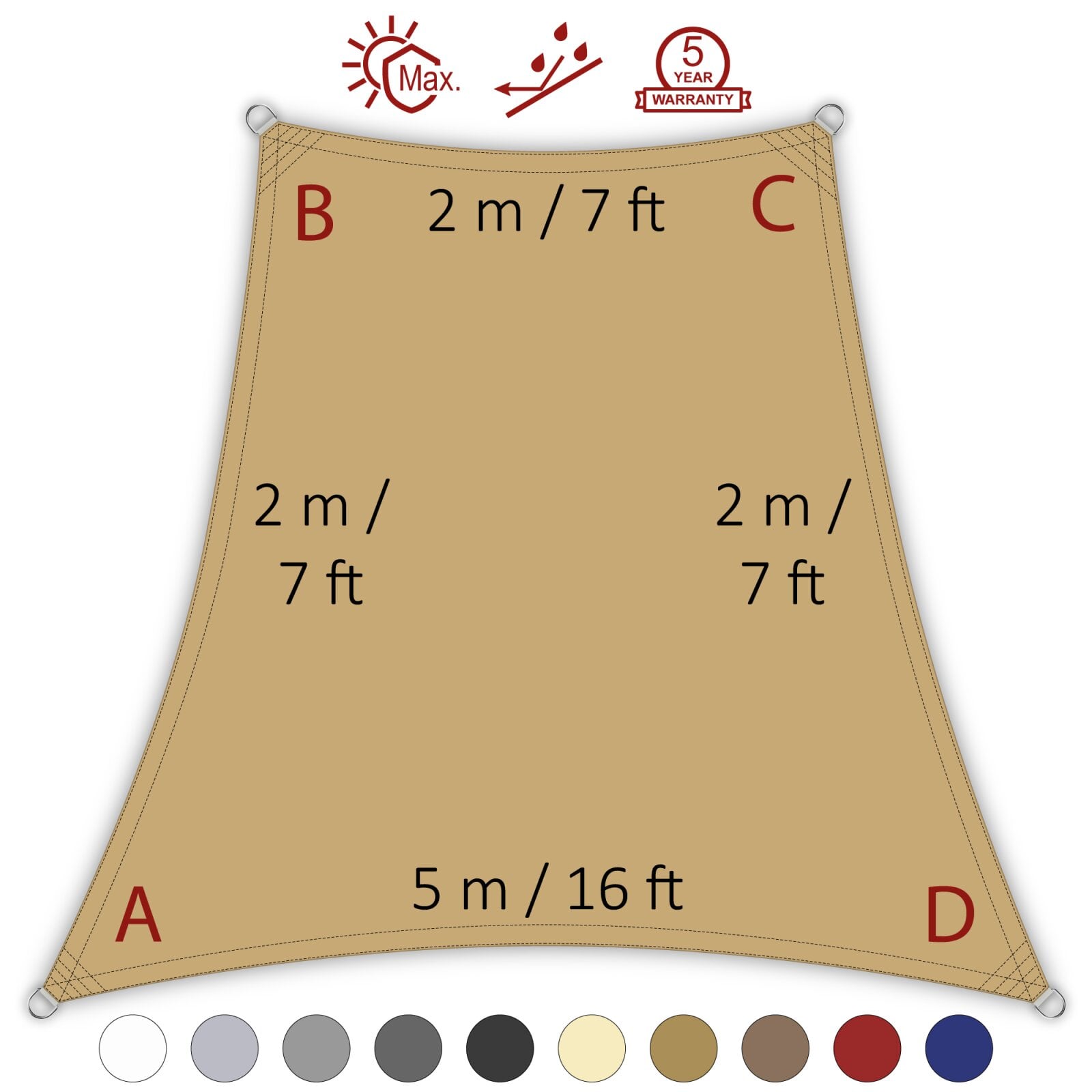 armbrüster markisen Outsunny Markise mit Handkurbel, Sonnenschutz, 3 x 2,5 m Gelenkarmmarkise mit Alu-Rahmen Wandmontage für Balkon Include Annex?:No minu duo Bellemont Schlafsack Colorama 0-6