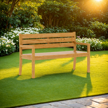 GERMES Gartenbank aus Teakholz
