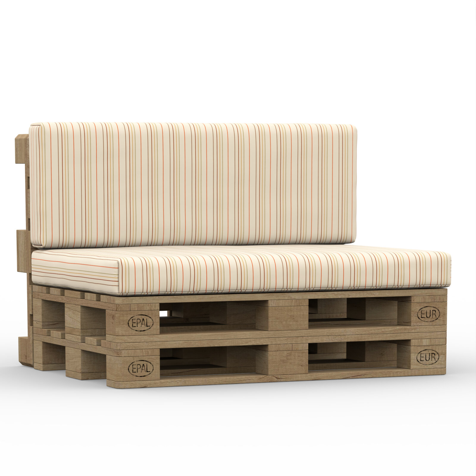 Palettenkissen-Set Aus Schaumstoff – 4 Größen, Bezug Aus Polyester, UV-beständig & Schmutzabweisend, Für Gartenmöbel